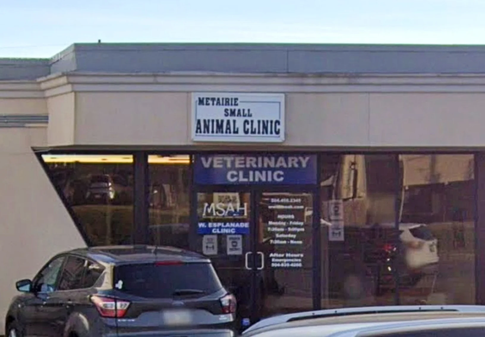 Metairie Small Animal Hospital (MSAH) - West Esplanade Clinic Exterior